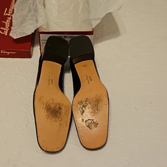 Salvatore Ferragamo Confetto women's shoes size 10 AA - Picture 7 of 11